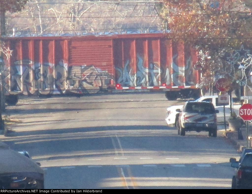 Interchange train down main street 5